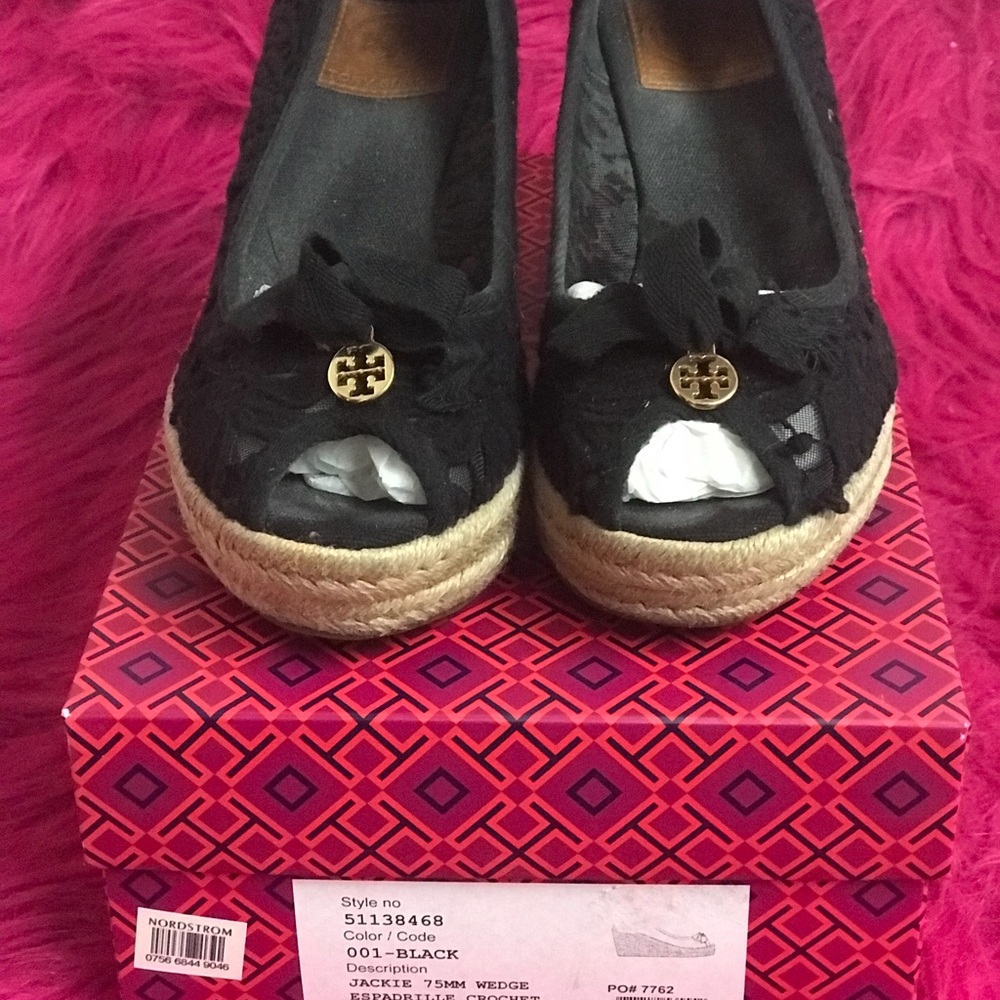 Tory Burch wedge espadrilles